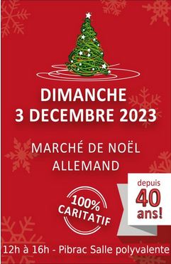 Marché de Noël Allemand Caritatif