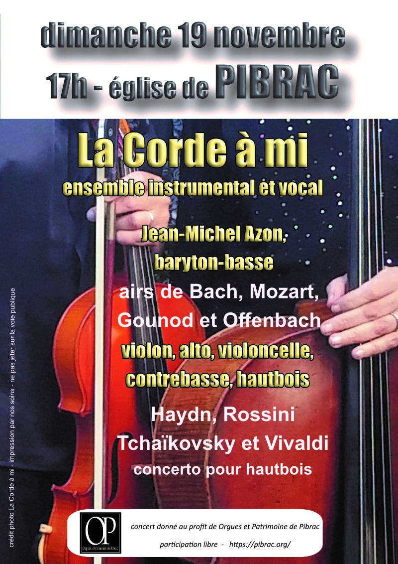 Concert La Corde à Mi à Pibrac