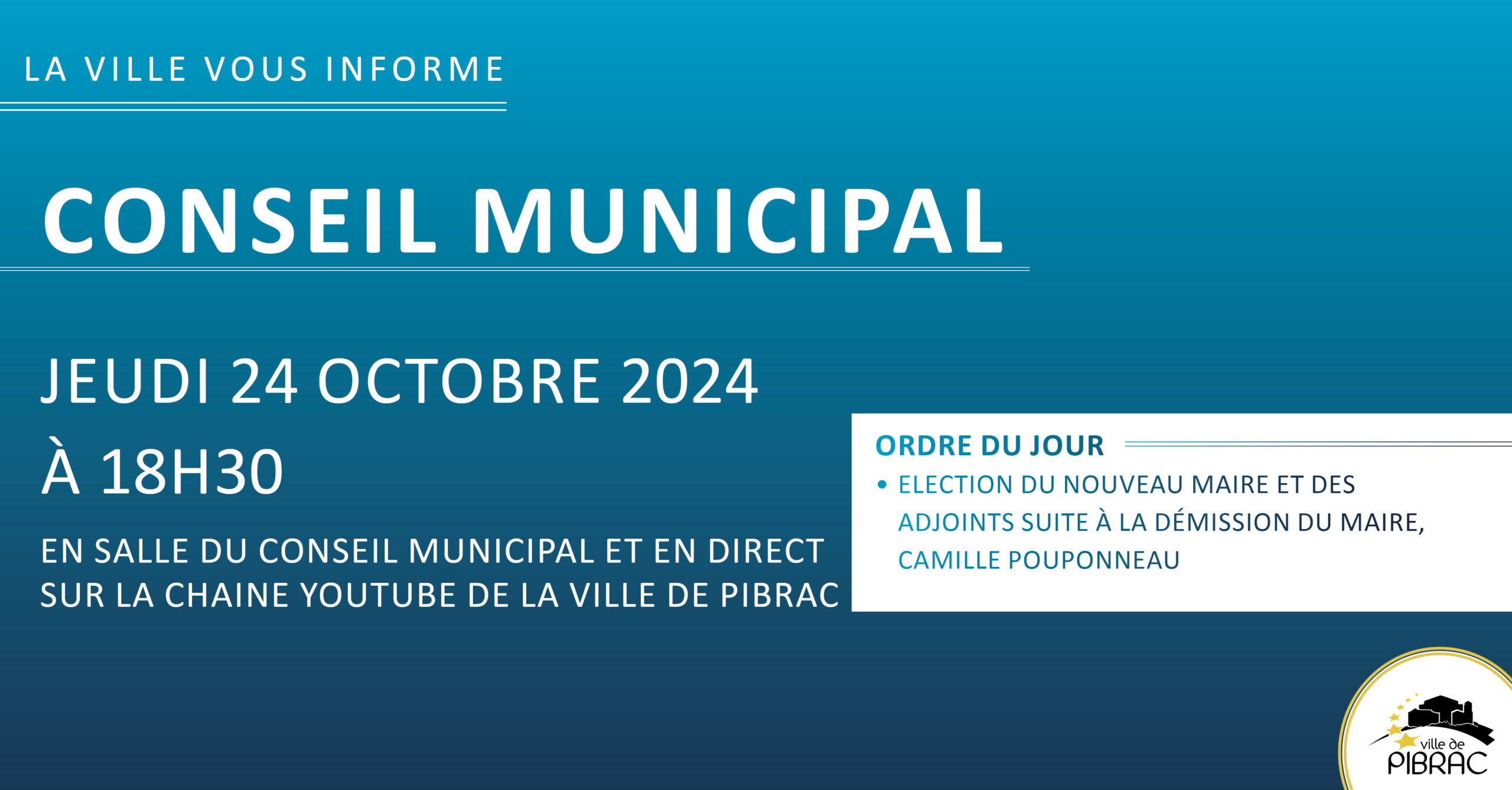 Conseil Municipal 12 décembre 2023