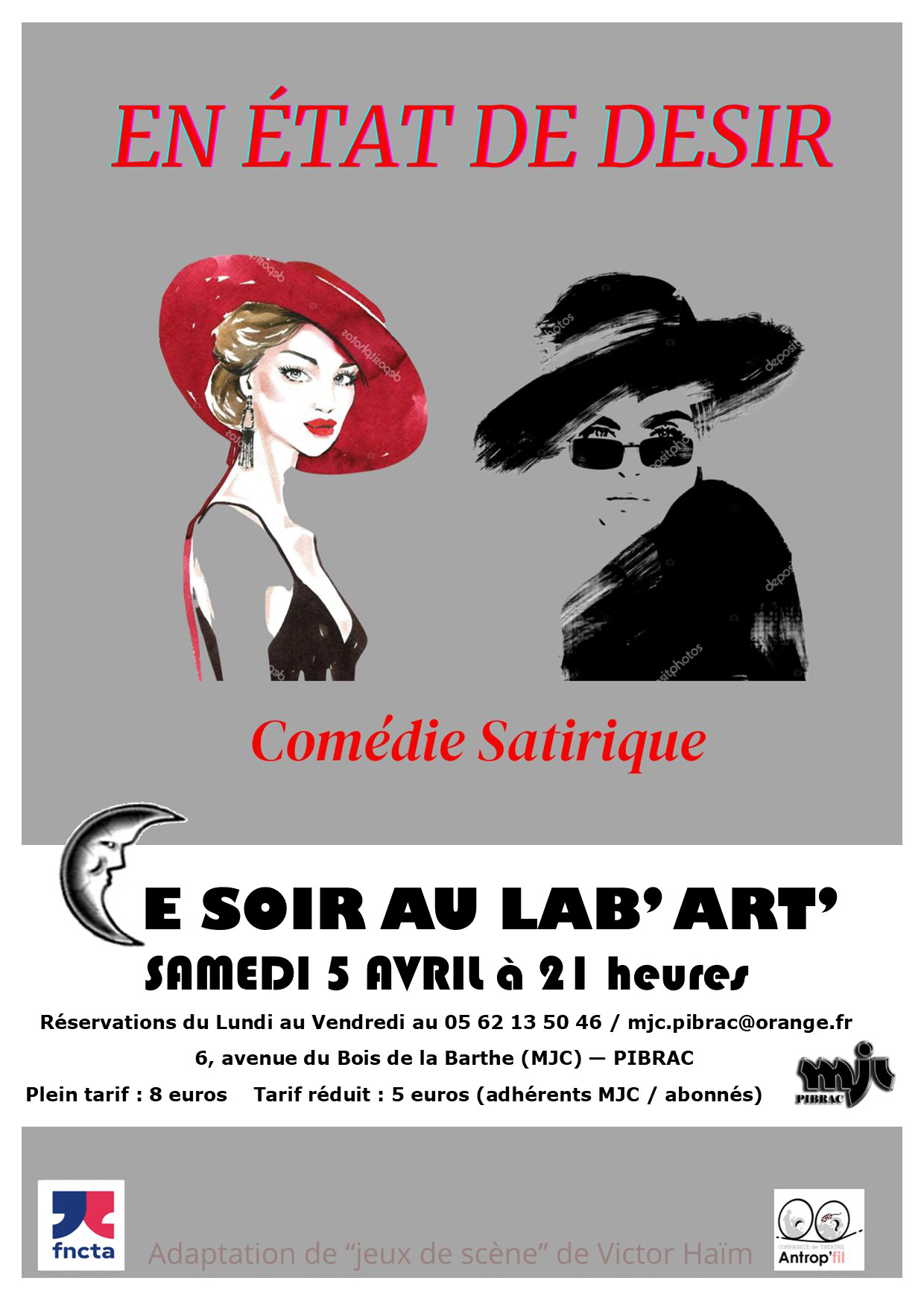 Ce soir au lab'art' état de désir