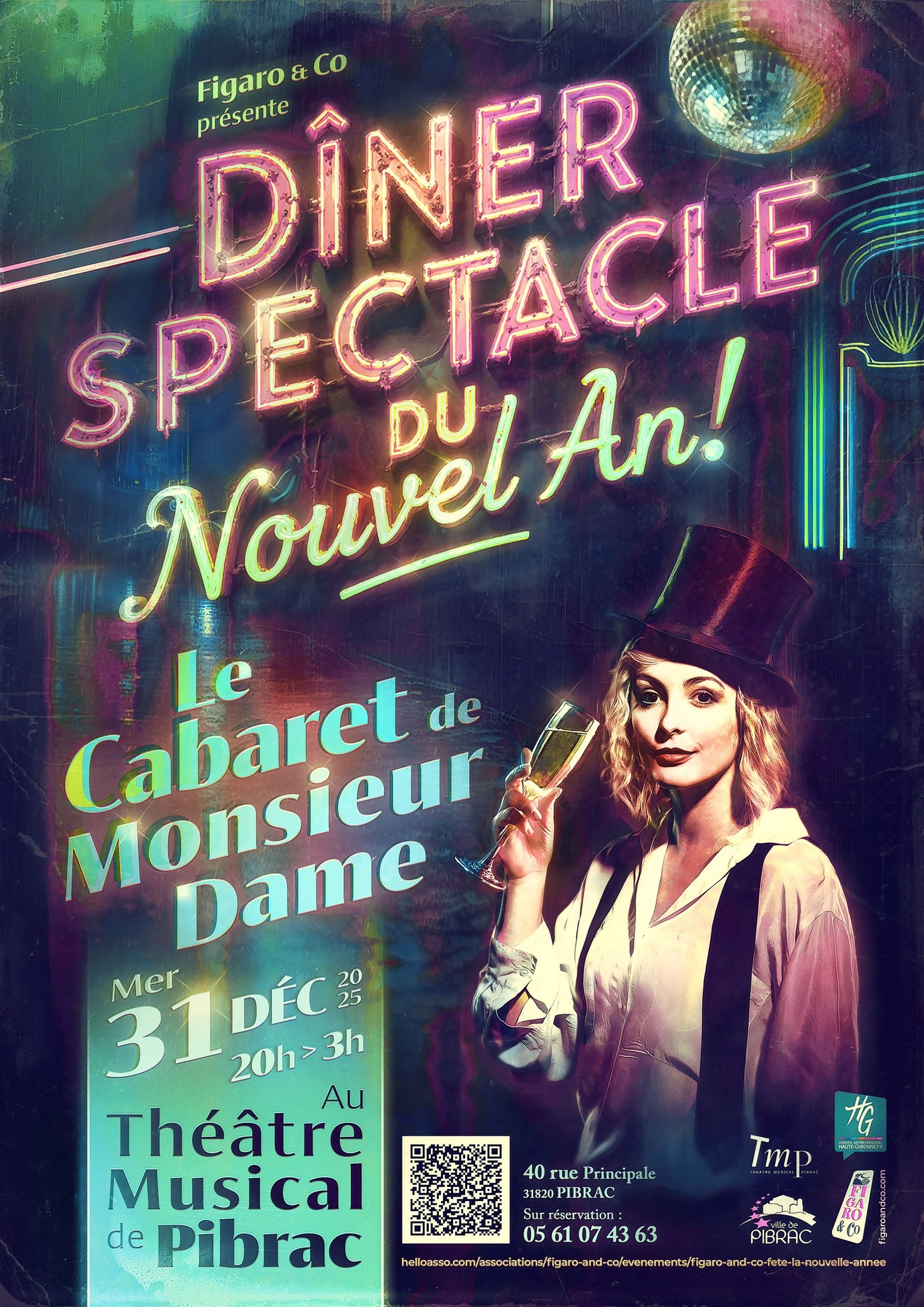 Diner spectacle de Figaro & Co