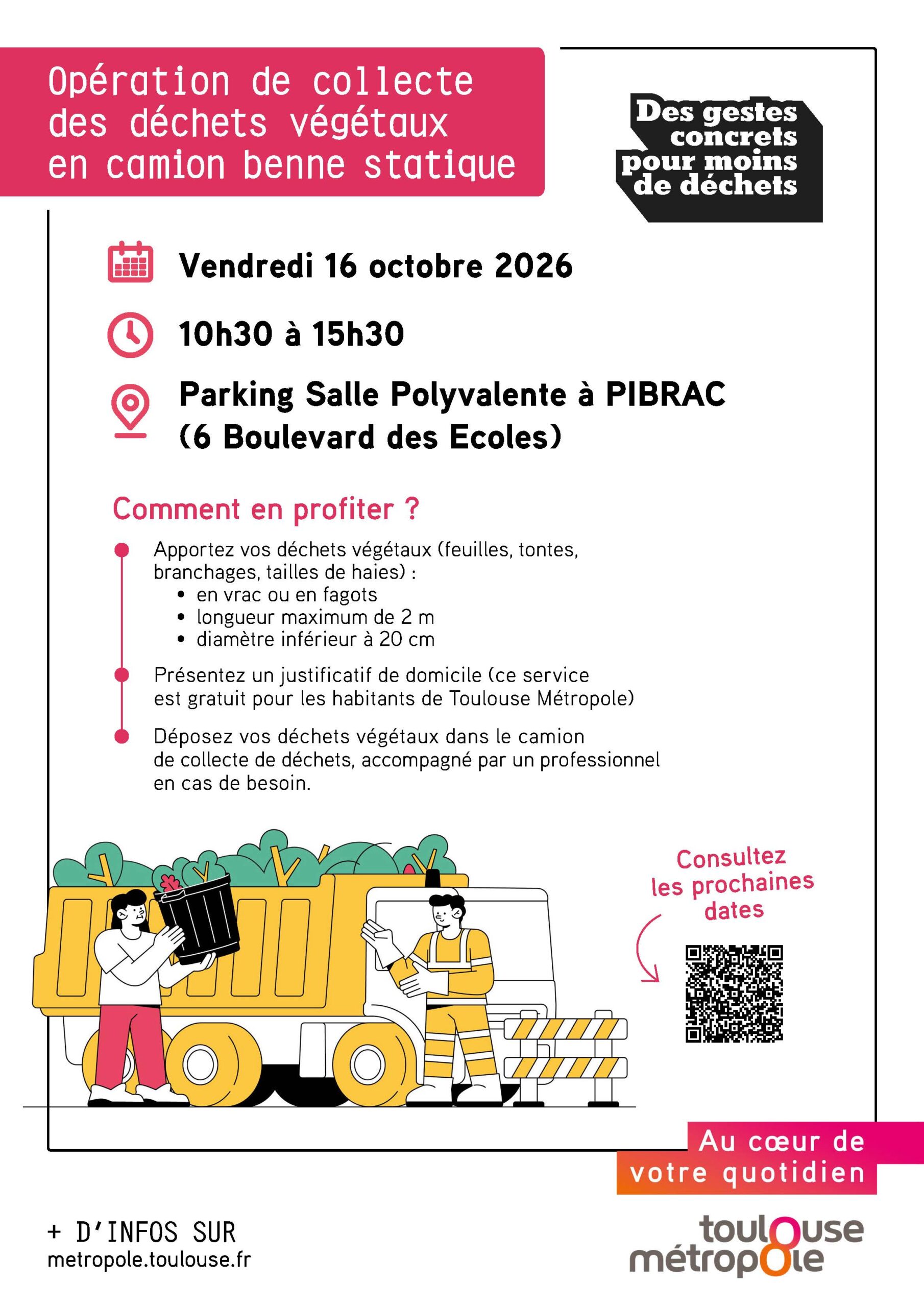 Collecte en benne statique 16 octobre