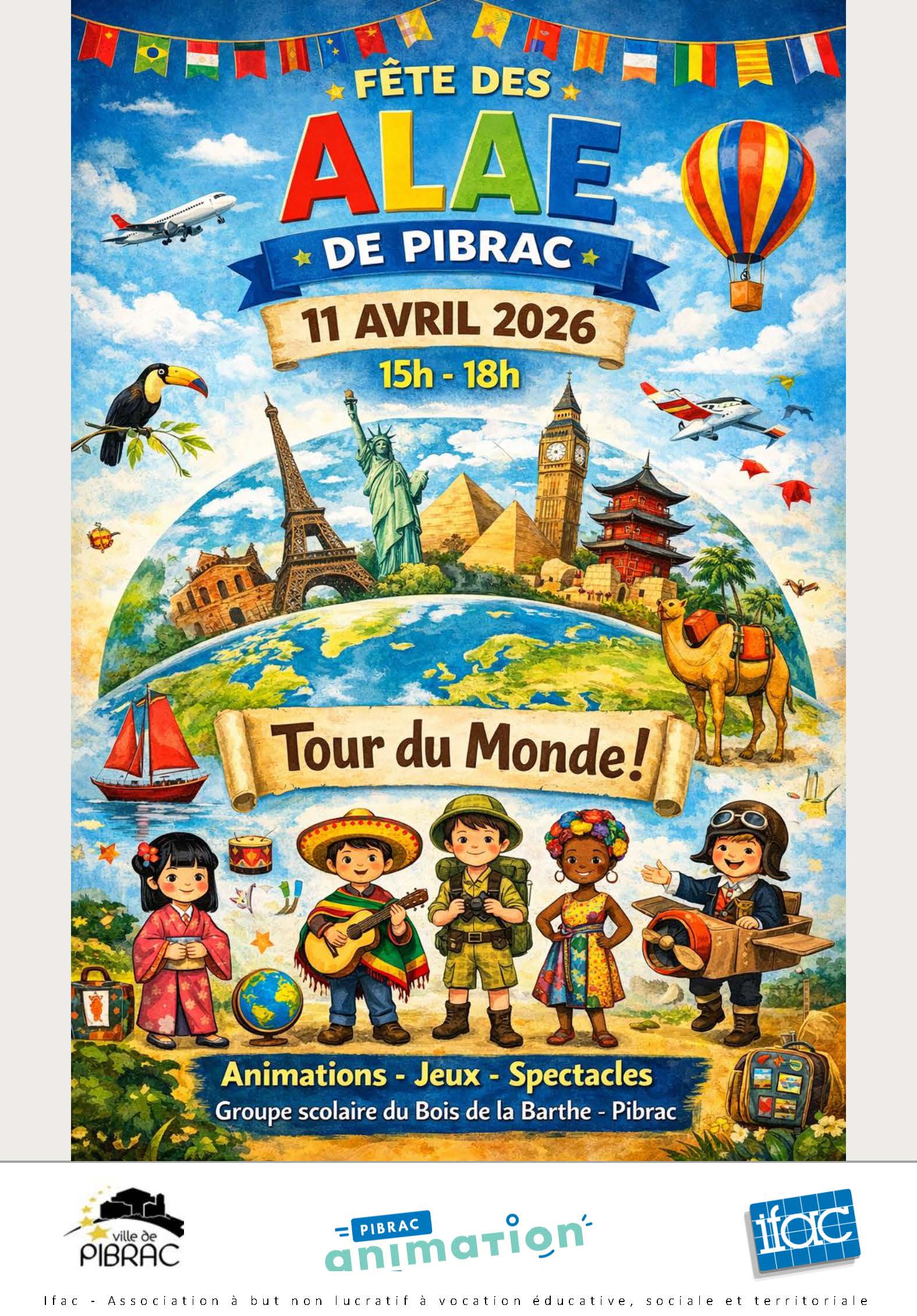 fête de l'ALAE du groupe scolaire du Bois de la Barthe du 11 avril 2026