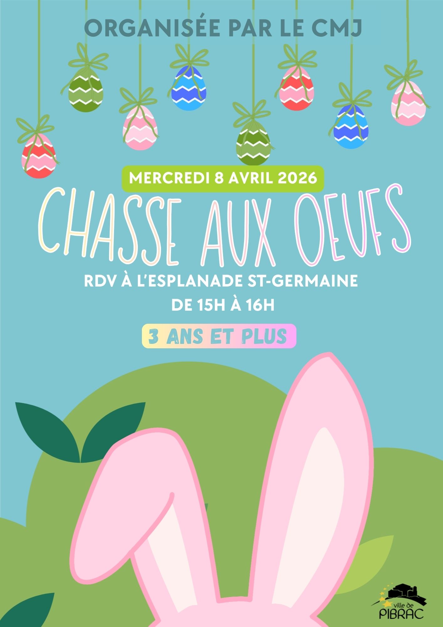 Chasse aux oeufs organisée par le CMJ