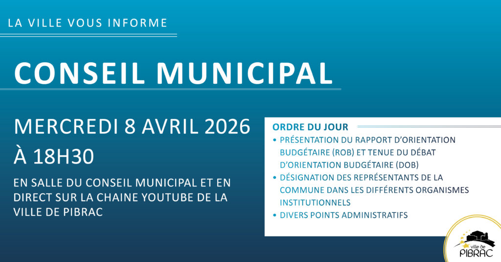 Conseil municipal du 8 avril